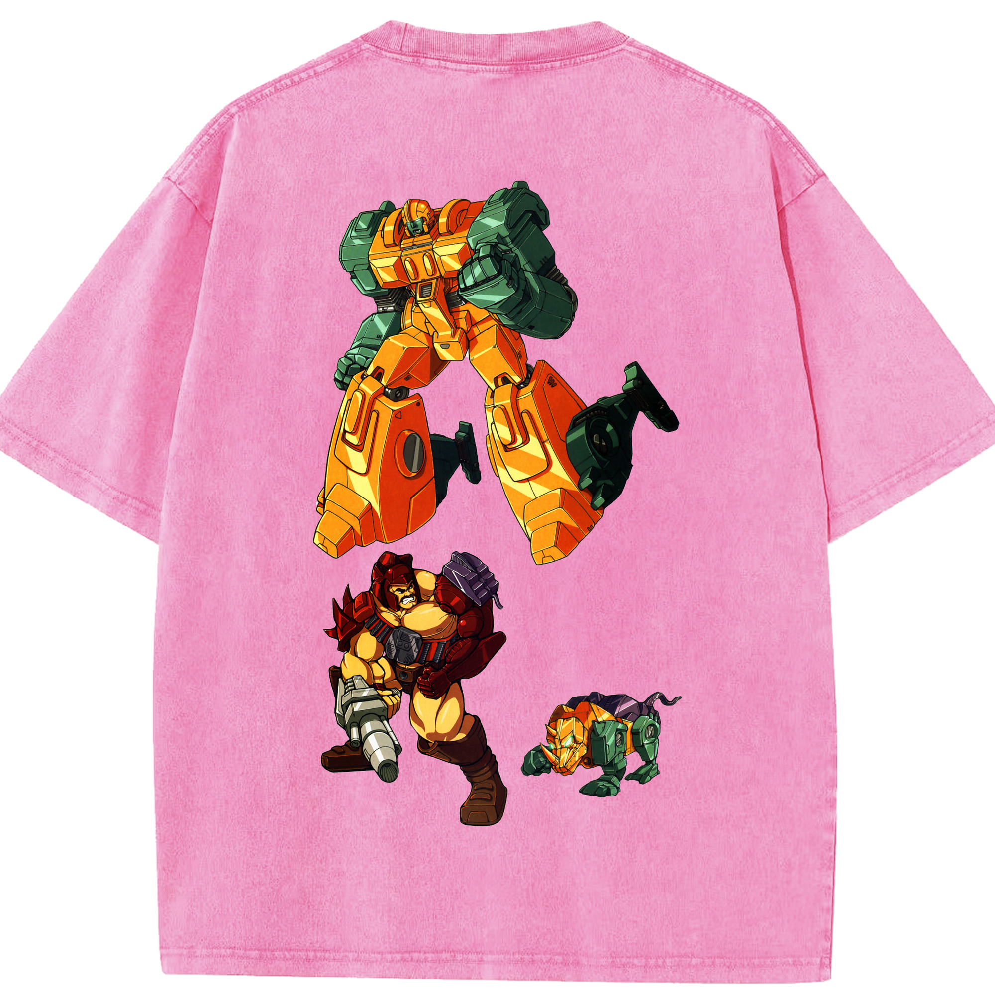 （画像用）  綿100% ヴィンテージ風 半袖Tシャツ（背面プリント）